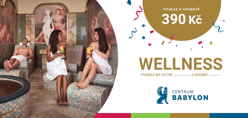 Wellness for 2 hours – 390 CZK voucher 