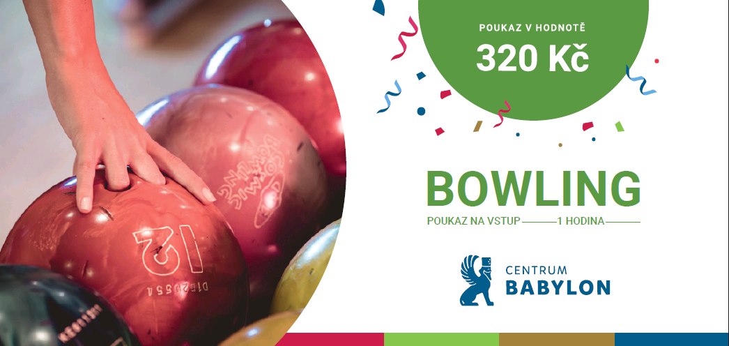Bowling - 320 CZK voucher 