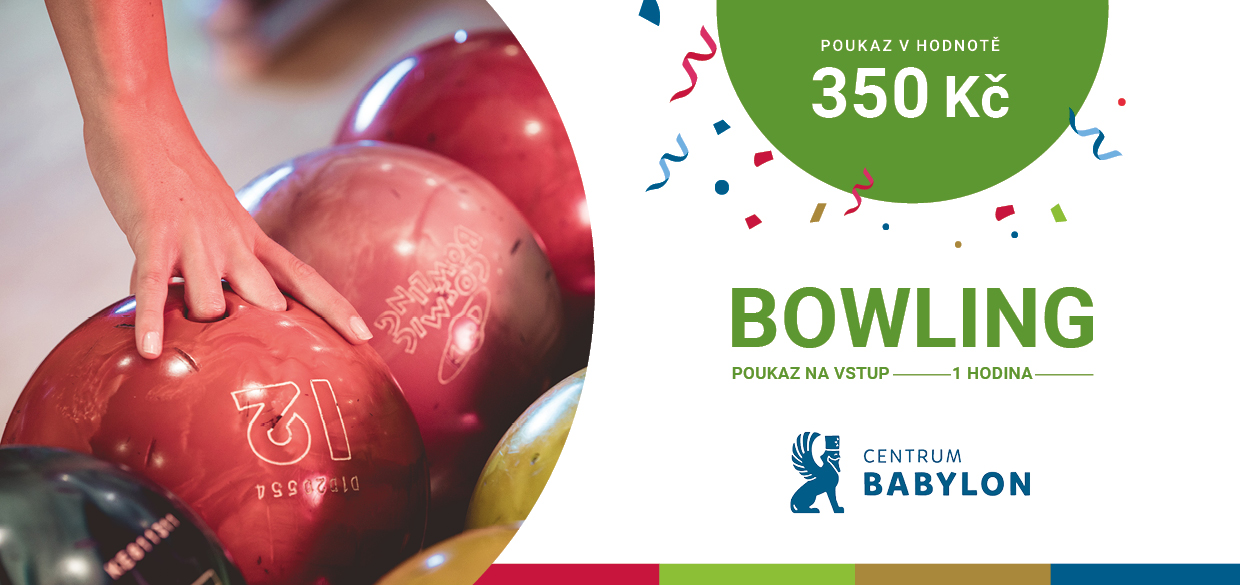 Bowling - kupon o wartości 350 CZK
