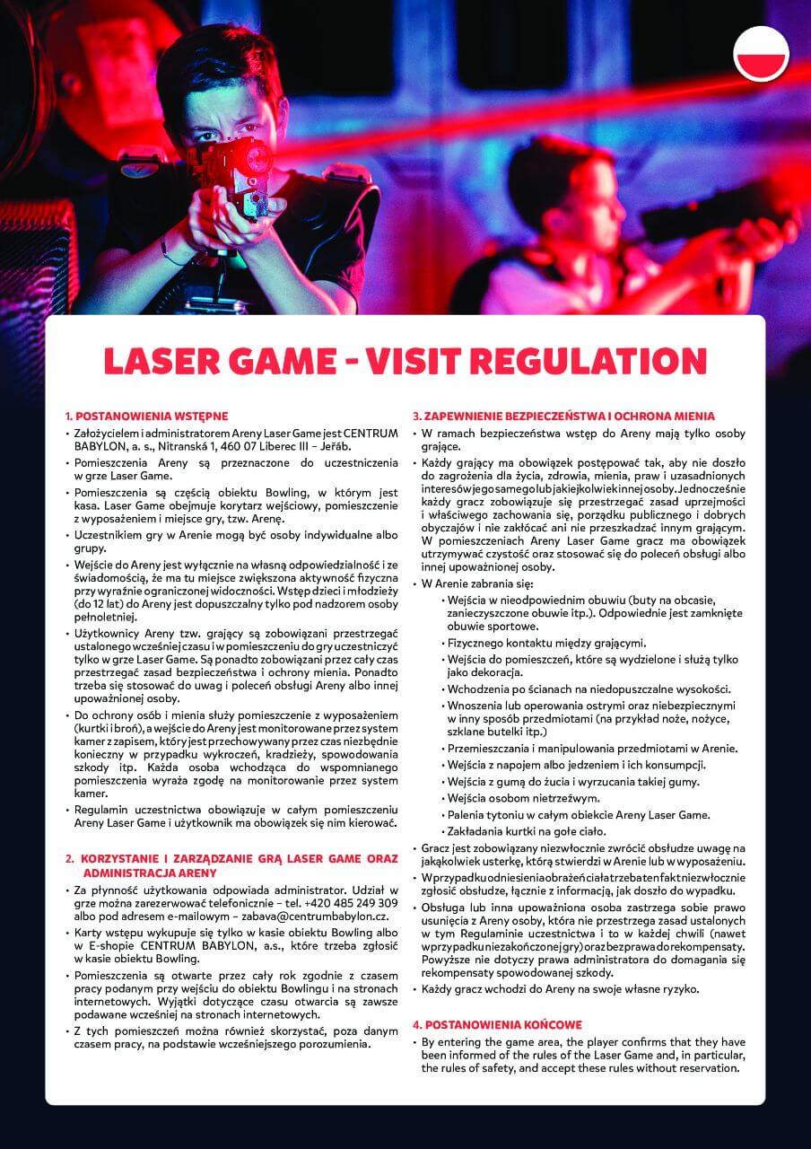 Regulamin zwiedzania